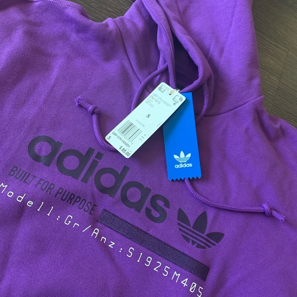 adidas Shirts | Adidas Purple Kaval Grp Hoodie Small Nwt | Poshmark